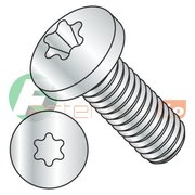 NEWPORT FASTENERS M2.5-0.45 x 12 mm Torx Pan Machine Screw, Zinc Plated Steel, 3000 PK 470982